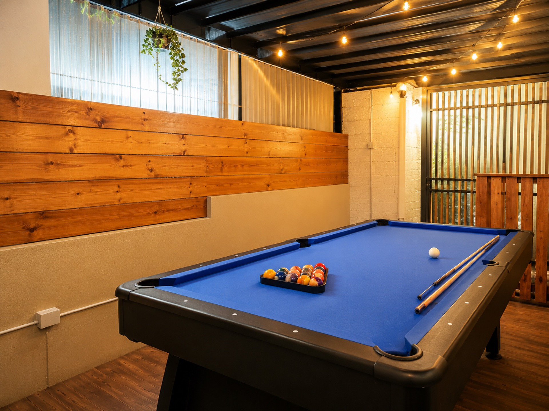 Rooftop lounge